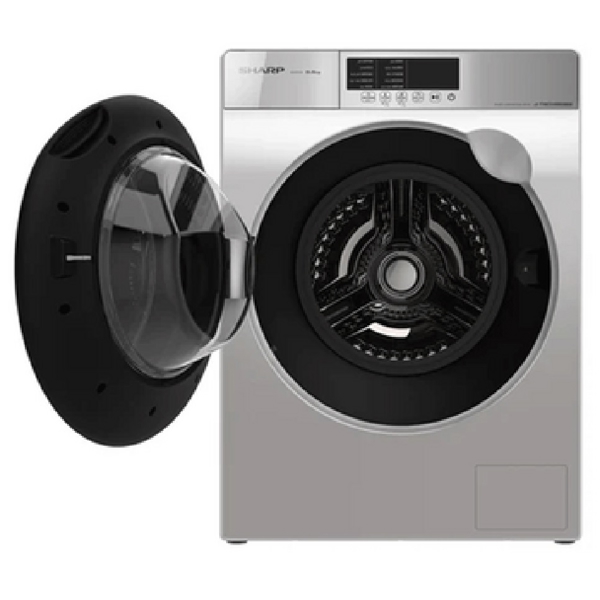 Washing Machine Sharp ES-FE852KJZ-W, 8.5Kg, 1400Rpm, Ligth Silver
