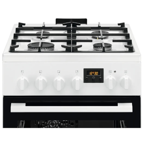 Gas Cooker Electrolux LKK520211W, 4Gas, White