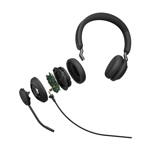 Headset Jabra 24189-899-999 Evolve2 40 SE, Wired, USB, Black