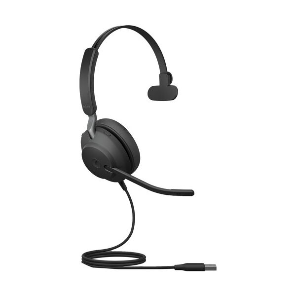 Headset Jabra 24189-899-999 Evolve2 40 SE, Wired, USB, Black