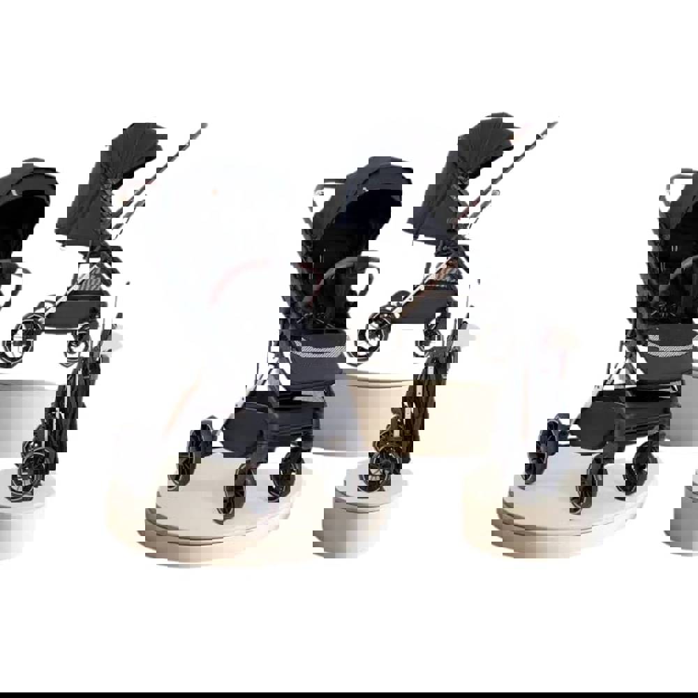 საბავშვო ეტლი Kidilo KID-6510, 0-3Y, Baby Stroller, Black