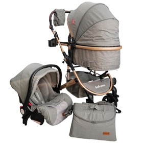 Baby Stroller Belecoo BEL-530-HC, 0-3Y, Gray