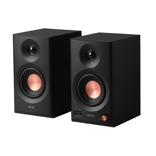 Powered Studio Monitor Speakers, Edifier MR3, 36W, TRS, RCA, AUX, Bluetooth, Black
