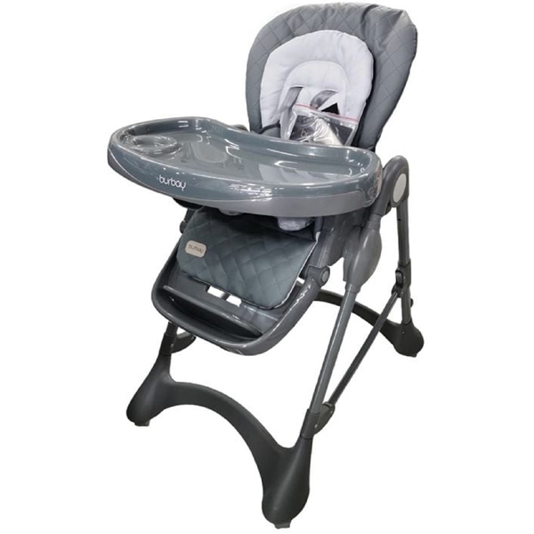 ბავშვის სკამ-მაგიდა Burbay BUR-E-2022, 0-3Y, Chair-table, Grey