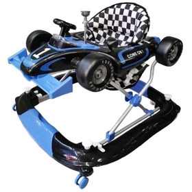 ჭოჭინა OEM 37-R, 6-14M, Baby Walker, Black/Blue