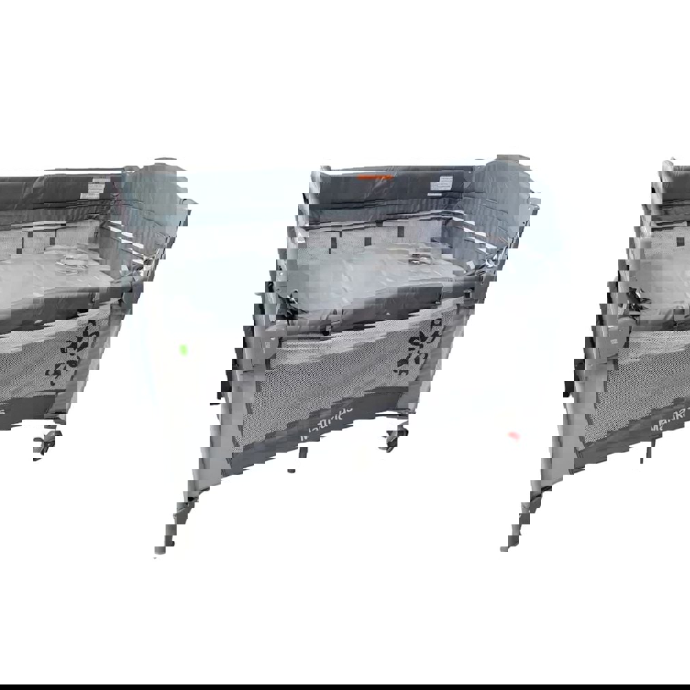 საწოლ-მანეჟი Mamakids H-31, Bed-Playpen, Gray