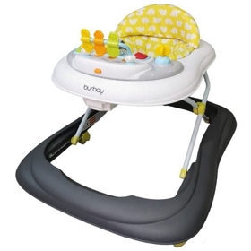 ჭოჭინა Burbay 1201, 6-14M, Baby Walker, Black/Yellow