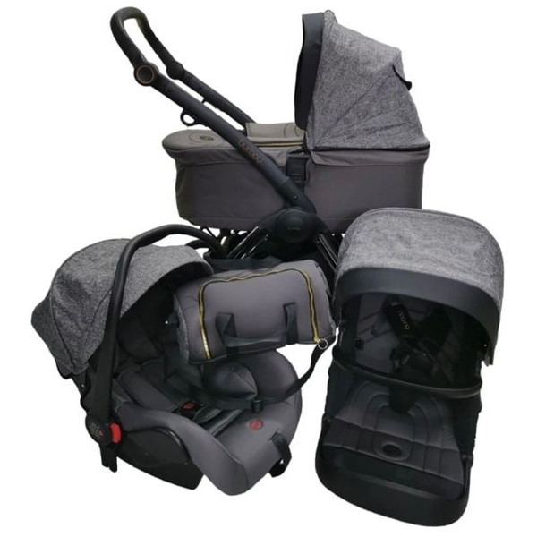 Baby Stroller Burbay AS-86, 0-3Y, Grey	
