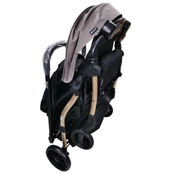Baby Stroller, Baby 1230, Black/Grey