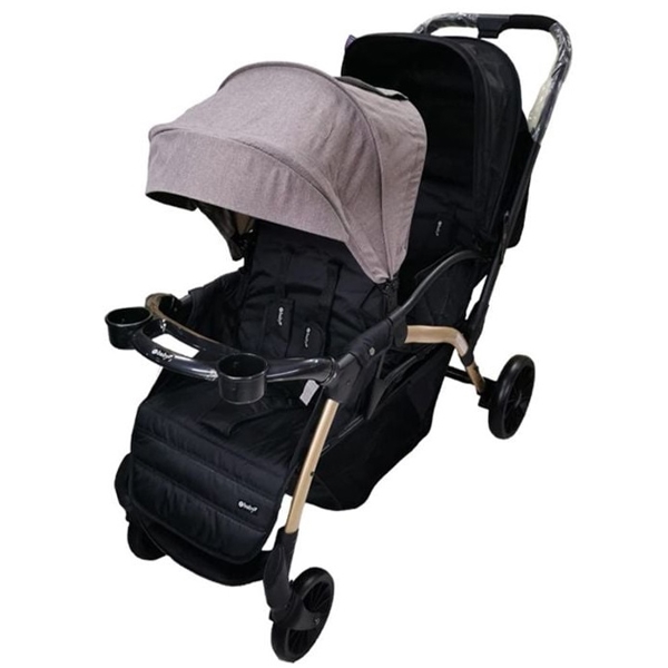 Baby Stroller, Baby 1230, Black/Grey