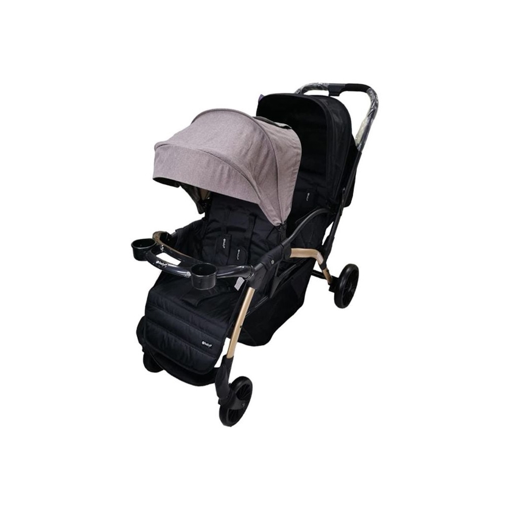 Baby Stroller, Baby 1230, Black/Grey