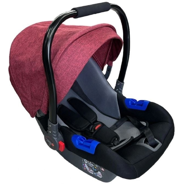 Car Seat WILLBABYDAN TUR-WILLBABYDAN-RED, 0-1Y, Black/Red