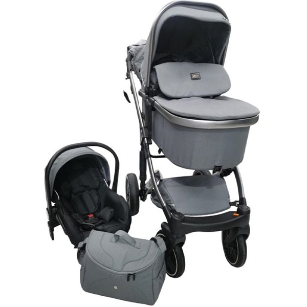 საბავშვო ეტლი Kidilo F2A+C, 0-3Y, Baby Stroller, Grey