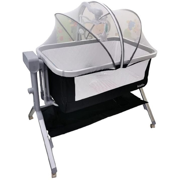 Baby Bed, Kidilo Y11, 0-15M, Black/White