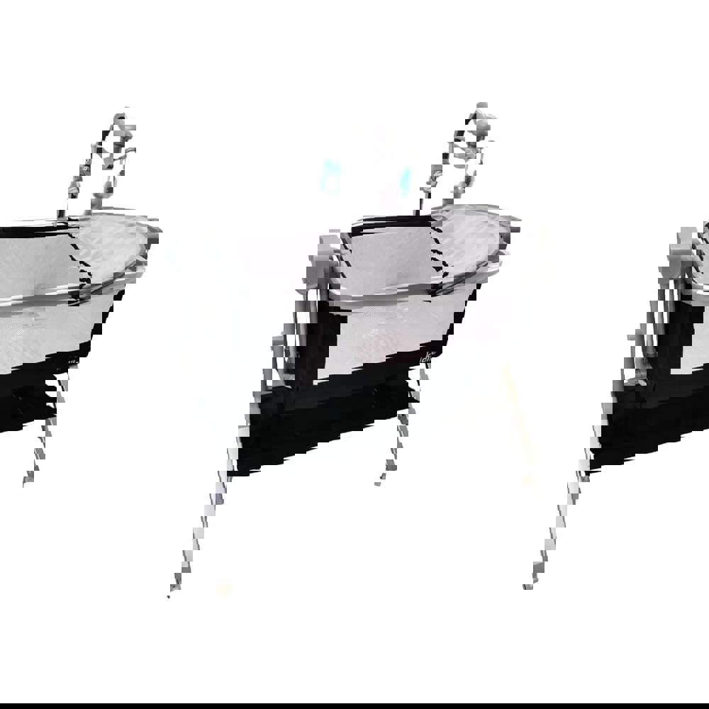 სარწეველა Kidilo Y11, 0-15M, Baby Bed, Black/White