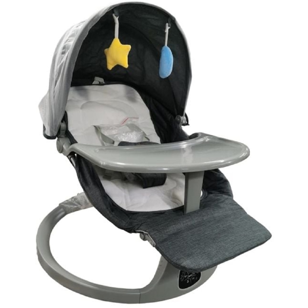 ბაუნსერი Popypapa S-008, 0-1Y, Bouncer, Grey