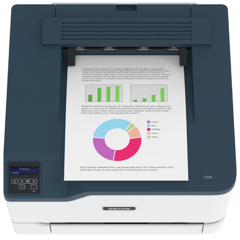 Printer Xerox C230V_DNI, A4, USB, LAN, WiFi, White