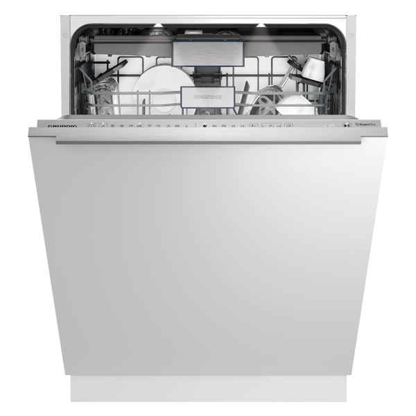 Built-in Dishwasher Grundig GNVP4631DW, C, 40Dba, Silver