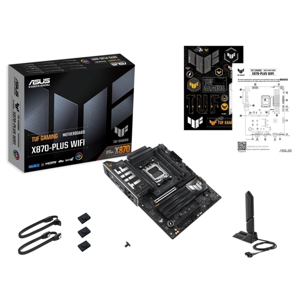 დედა დაფა Asus TUF 90MB1IU0-M0EAY0 GAMING X870-PLUS WIFI, AM5, DDR5, 192GB