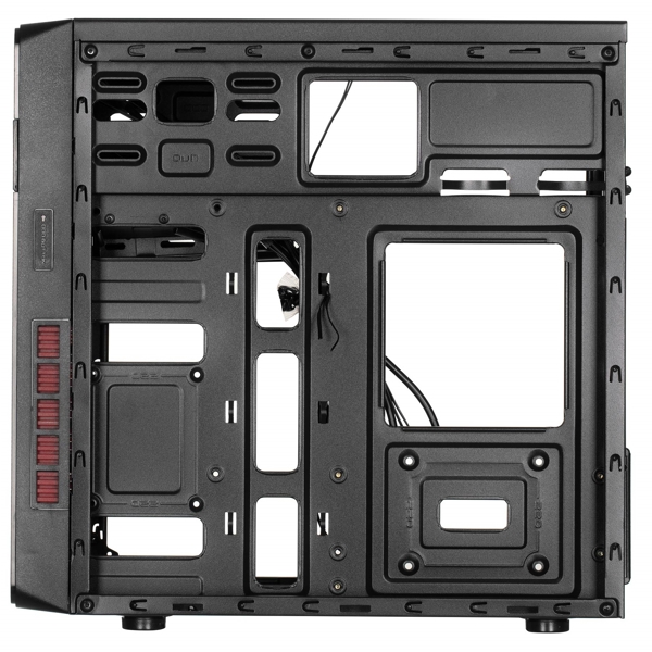 Computer Case 2E 2E-RD831, mini-ITX, micro-ATX, 2xUSB2.0, Black