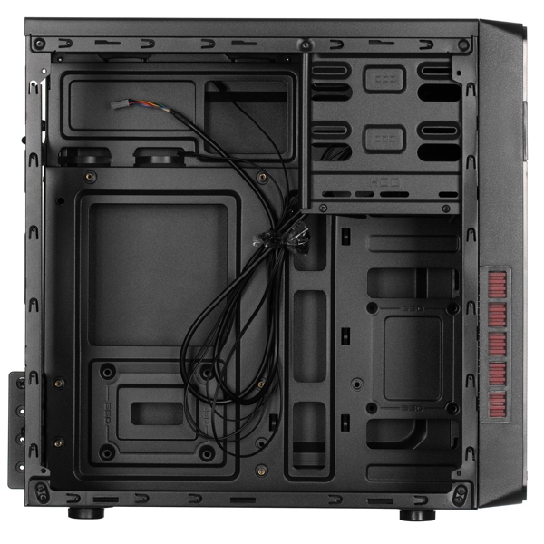 Computer Case 2E 2E-RD831, mini-ITX, micro-ATX, 2xUSB2.0, Black