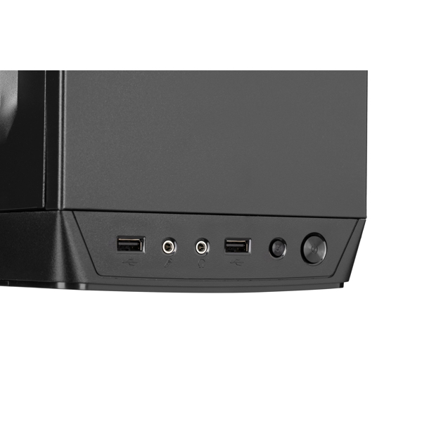 Computer Case 2E 2E-RD831, mini-ITX, micro-ATX, 2xUSB2.0, Black