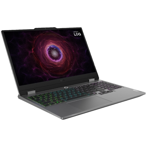 ნოუთბუქი Lenovo 83JC005ERK LOQ 15ARP9, 15.6", Ryzen 7-7435HS, 24GB, 512GB SSD, RTX4050 6GB, Luna Grey