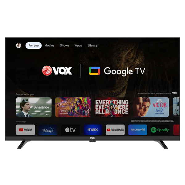 TV Vox 32GOH080B, 32", HD, Smart, HDMI, USB, LAN, WIFI, BT, Black
