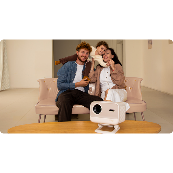 პროექტორი Yaber L2 Plus Home Cinema, LCD Projector, FHD 1920x1080, 700lm, JBL Speakers, White
