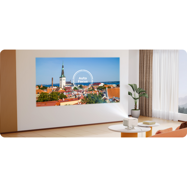 პროექტორი Yaber L2 Plus Home Cinema, LCD Projector, FHD 1920x1080, 700lm, JBL Speakers, White