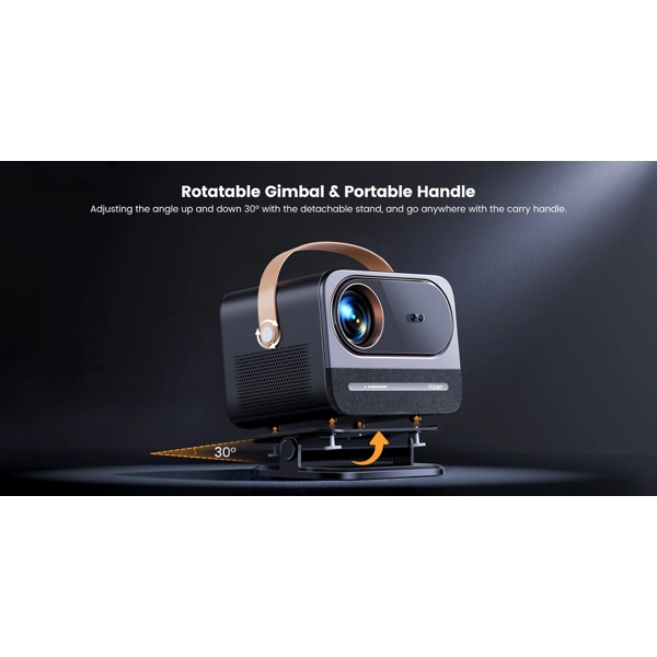 პროექტორი Yaber U12 Home Cinema, LCD Projector, FHD 1920x1080, 700lm, Black