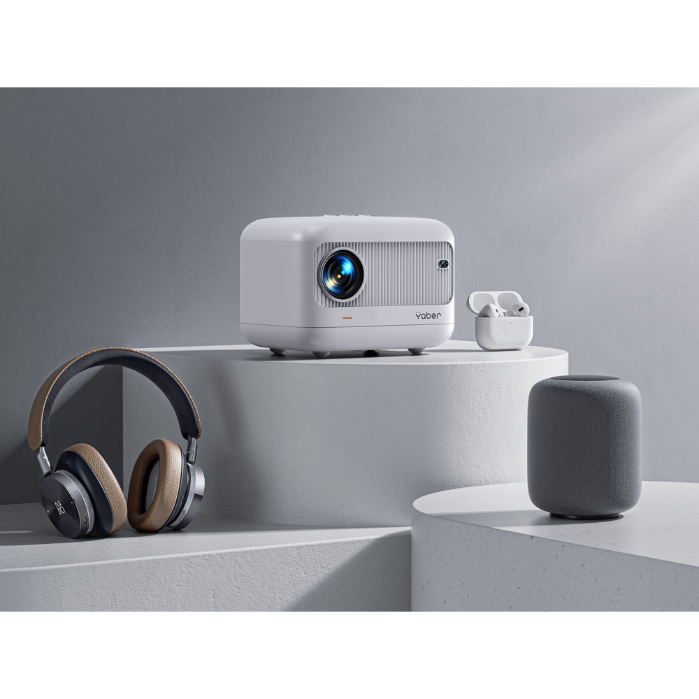 პროექტორი Yaber L1 Home Cinema, LCD Projector, 1280x720, 400lm, White