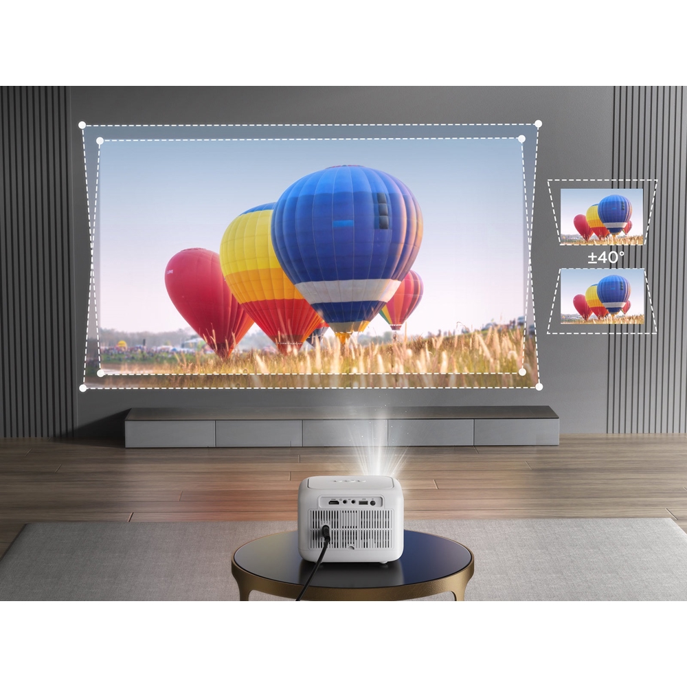 პროექტორი Yaber L1 Home Cinema, LCD Projector, 1280x720, 400lm, White