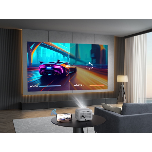 პროექტორი Yaber L1 Home Cinema, LCD Projector, 1280x720, 400lm, White
