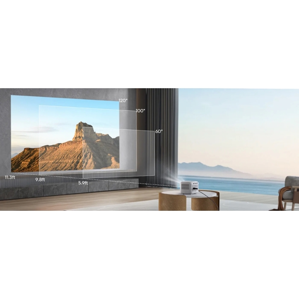 პროექტორი Yaber L1 Home Cinema, LCD Projector, 1280x720, 400lm, White