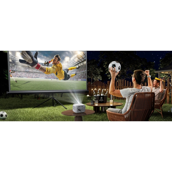 პროექტორი Yaber L1 Home Cinema, LCD Projector, 1280x720, 400lm, White