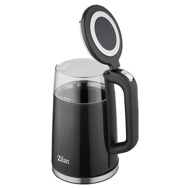 ელექტრო ჩაიდანი Zilan ZNL7859, 2200W, 1.7L, Electric Kettle, Black