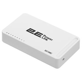 სვიჩი 2E 2E-SG108C PowerLink, 8-Port Gigabit, Switch, White