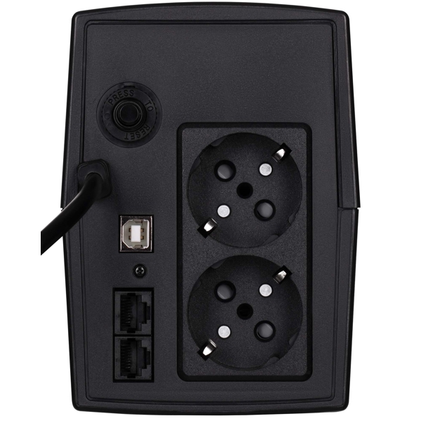უწყვეტი კვების წყარო 2E DD650, Line-interactive, 650VA, LCD, USB, UPS, Black