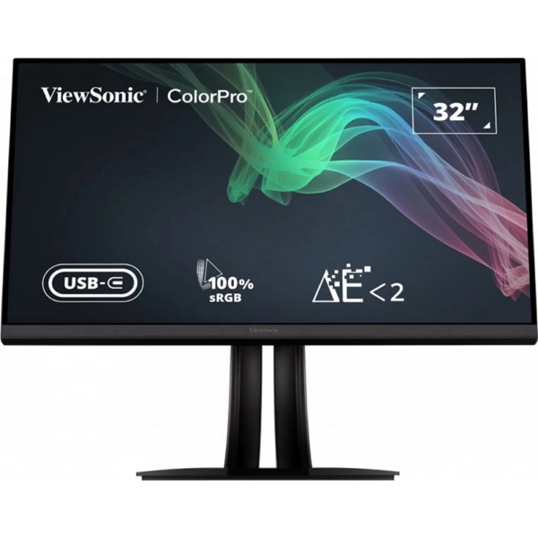 Monitor ViewSonic VP3256-4K, 32", 4K UHD, IPS, HDMI, USB, USB-C, DP, Black