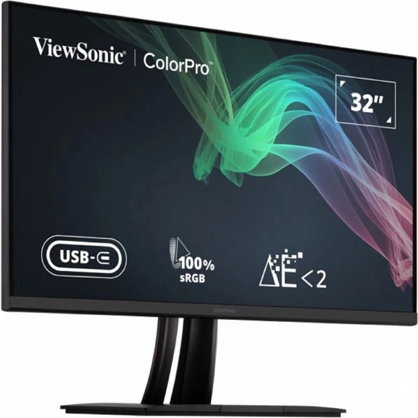Monitor ViewSonic VP3256-4K, 32", 4K UHD, IPS, HDMI, USB, USB-C, DP, Black