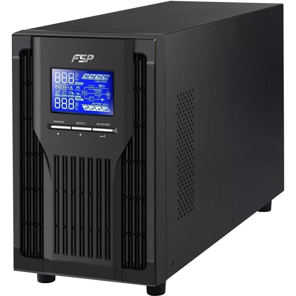 Online With Double Donversion FSP PPF16A1900 CH-1102TS, 2000VA, USB, RS-232, UPS, Black