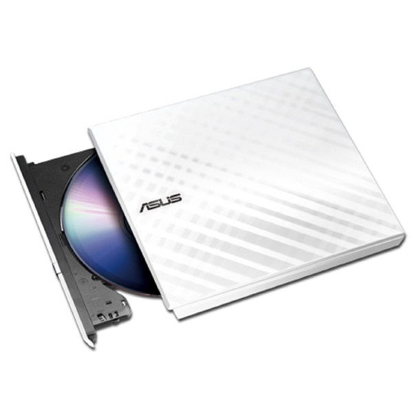 DVD დისკის წამკითხველი ASUS 90-DQ0436-UA221KZ SDRW-08D2S-U, USB, White