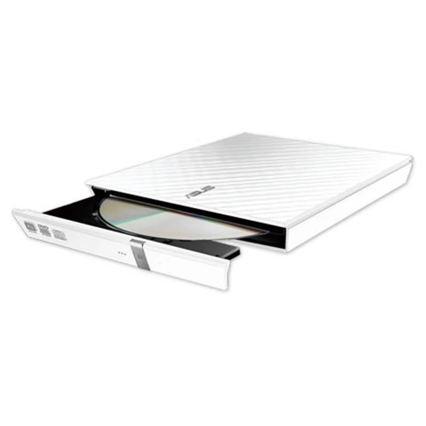 DVD დისკის წამკითხველი ASUS 90-DQ0436-UA221KZ SDRW-08D2S-U, USB, White