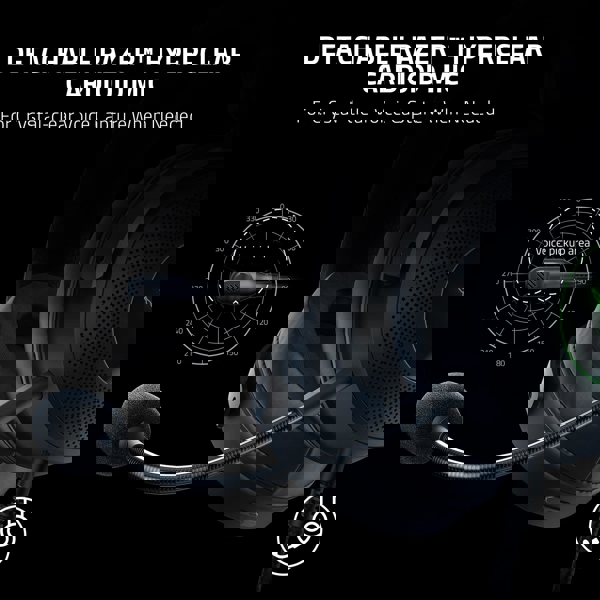 ყურსასმენი Razer RZ04-03770100-R3M1 Kraken V3 Hypersense 7.1, Gaming Headset, Wired, RGB, USB, Black