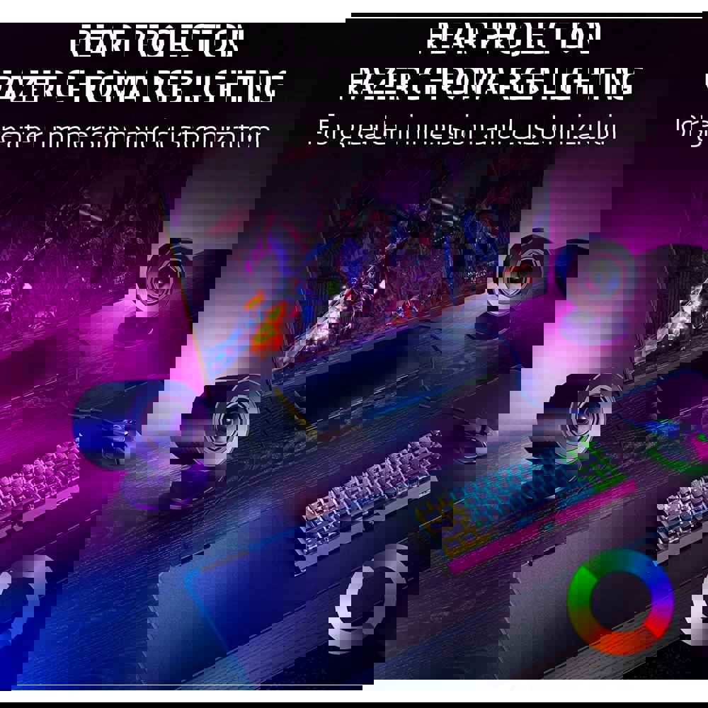 Speaker Razer RZ05-04750100-R3G1 Nommo V 2.1, RGB, USB, Bluetooth, Black