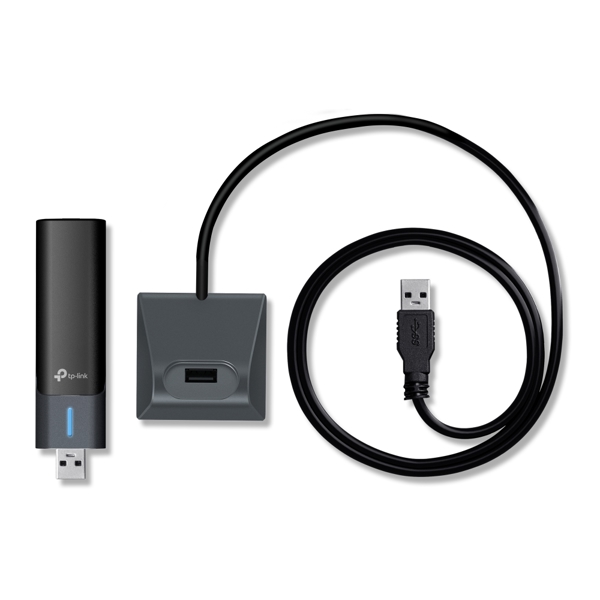 Wi-Fi 6E High Gain Wireless USB Adapter, TP-Link Archer TXE50UH, Grey