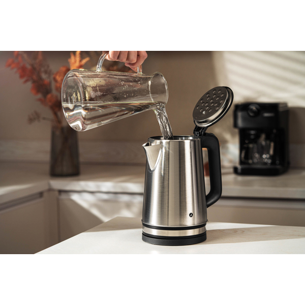 ელექტრო ჩაიდანი Ardesto EKL-T32S, 1500W, 2.2L, Electric Kettle, Silver