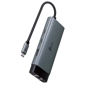 HUB TP-Link UH6120C, 6-in-1, USB, USB Type-C, HDMI, PD, RJ-45, Grey