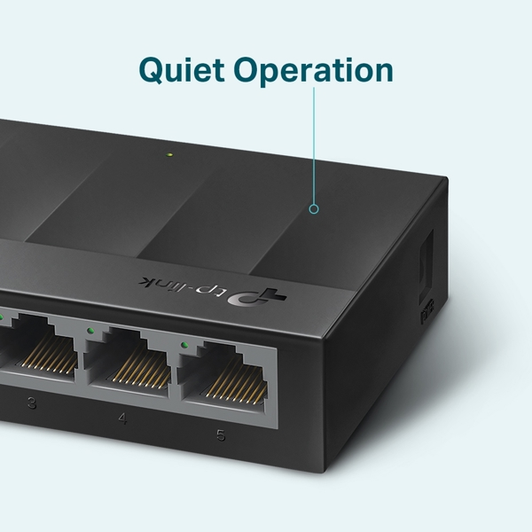Switch TP-link LS1005G, 5-Port Gigabit, Black